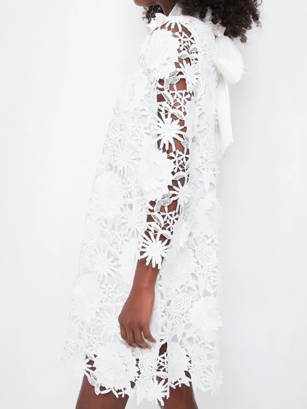 TUCKERNUCK Blanc Guipure Lace Daphne Dress XXS BRIDAL SHOWER Bridal Shower - Picture 2 of 11